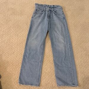 Agolde High Rise Light Wash Jeans